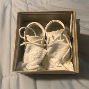 Baby boy white shoes